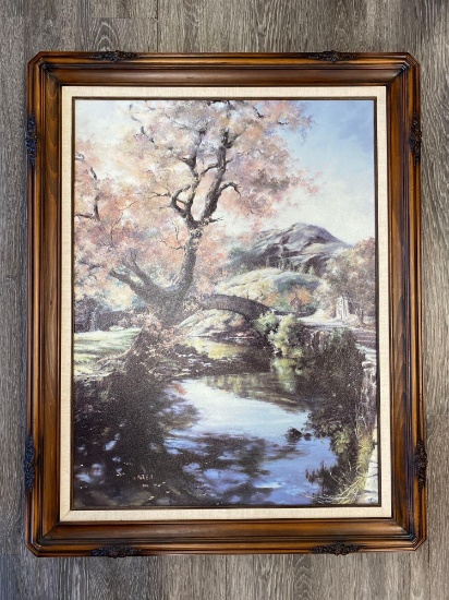 MARTY BELL DOUBLE SIGNED PRINT ON CANVAS 1985 #528/1800