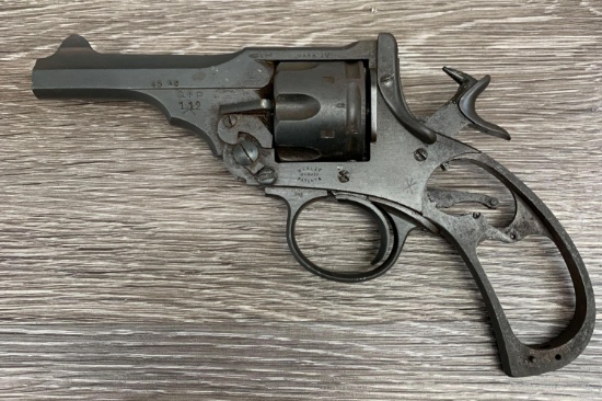 WEBLEY & SCOTT MK IV .38 S&W REVOLVER