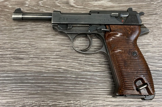 WALTHER P38 9MM SEMI AUTO PISTOL