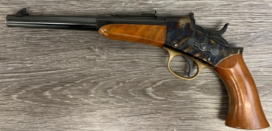 UBERTI ROLLING BLOCK .22 HORNET SINGLE SHOT PISTOL