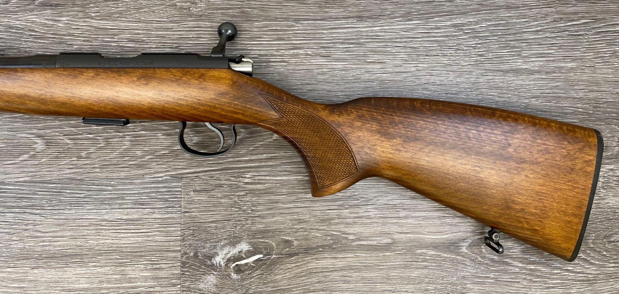 CZ 452-2E ZKM .22LR BOLT ACTION RIFLE | Proxibid