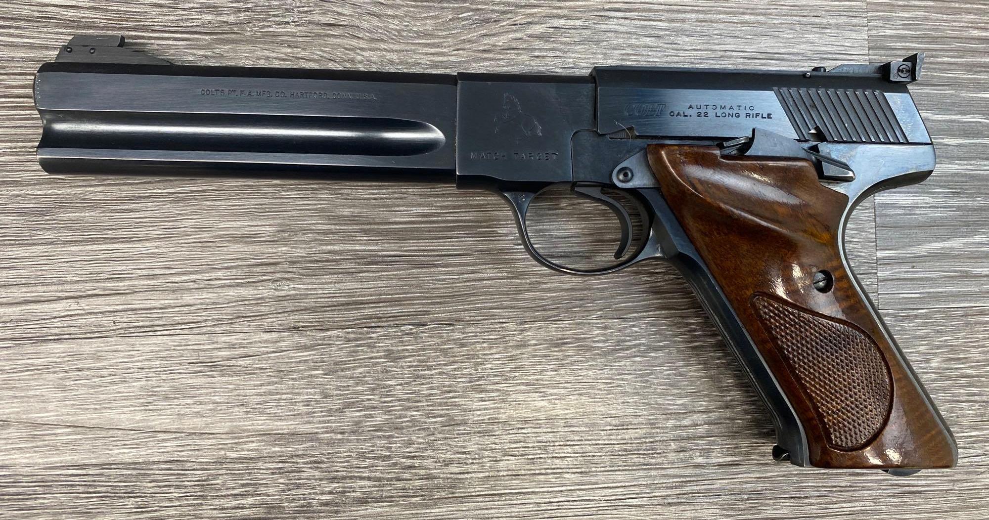 COLT 3RD MATCH TARGET MODEL WOODSMAN .22LR CAL. | Proxibid