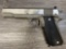 STAINLESS STEEL AMT HARDBALLER MODEL 1911 .45 ACP SEMI-AUTO PISTOL