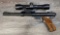 RUGER MK II TARGET .22 LR SEMI AUTO PISTOL W/ SCOPE
