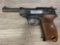WEST GERMAN-MADE WALTHER MODEL P38 22 CAL. DA SEMI-AUTO PISTOL W/ CASE & EXTRA MAGAZINE.