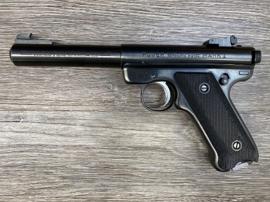 RUGER MARK I .22 SEMI-AUTOMATIC TARGET PISTOL