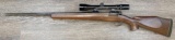 SCOPED CUSTOM SPANISH MAUSER BOLT-ACTION SPORTING RIFLE .243 WIN CAL.