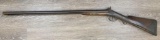 ENGRAVED ANTIQUE BELGIAN EXPOSED HAMMERS SxS MODEL PERCUSSION12 GAUGE SHOTGUN.