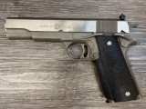 STAINLESS STEEL AMT HARDBALLER MODEL 1911 .45 ACP SEMI-AUTO PISTOL