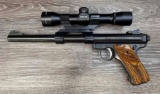 RUGER MK II TARGET .22 LR SEMI AUTO PISTOL W/ SCOPE