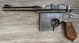 CHINESE PRODUCTION C-96 BROOMHANDLE MAUSER SEMI-AUTO PISTOL .45 CAL