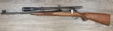 WINCHESTER MODEL 54 .22 HORNET CAL. BOLT-ACTION RIFLE W/ LYMAN SUPER TARGET SPOT SCOPE.