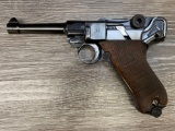 WW II WAFFEN PROOFED BYF LUGER DATED 1941 9MM SEMI-AUTO PISTOL