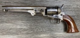 1 OF 100 CASED, ENGAVED, SILVER-PLATED U.S. NAVY COMMEMORATIVE COLT M-1851 .36 CAL. REVOLVER