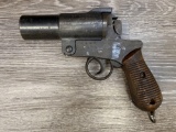 SCARCE PRE-WAR JAPANESE KOKURA TYPE 10 ARMY SINGLE-BARREL FLARE PISTOL