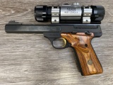 BROWNING BUCK MARK SEMI-AUTO PISTOL w/GILMORE RED-DOT SIGHT .22 LR CAL.