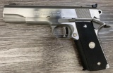 BOXED STAINLESS STEEL COLT GOLD CUP NATIONAL MATCH .45 SEMI-AUTO PISTOL