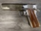 ROCK ISLAND ARMORY MODEL 1911-A1 SEMI-AUTO PISTOL NICKEL FINISH .38 SUPER CAL.