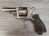 EUROPEAN BULLDOG STYLE FOLDING-TRIGGER REVOLVER .38 CF CAL.