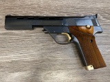 HIGH STANDARD THE VICTOR MILITARY MODEL .22 LR SEMI-AUTO TARGET PISTOL W/FACTORY BOX/DOCS