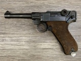 1918 DWM LUGER SEMI-AUTO PISTOL 9MM W/ NAZI MARKED HOLSTER