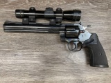 COLT PYTHON DOUBLE ACTION .357 MAGNUM REVOLVER w/LEUPOLD SCOPE