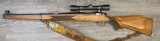 SAKO FINNBEAR AV BOLT ACTION SPORTING RIFLE .375 H&H w/MANNLICHER STOCK & LEUPOLD SCOPE