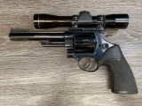 SMITH & WESSON NO DASH MODEL 57 REVOLVER .41 MAGNUM w/LEUPOLD SCOPE