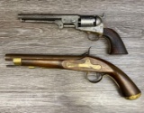 LOT OF TWO BLACK POWDER PERCUSSION PISTOLS