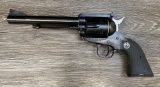 RUGER NEW MODEL BLACKHAWK SA REVOLVER .44 MAGNUM CALIBER WITH FACTORY RED HARDCASE/DOCS.