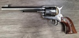 STAINLESS RUGER VAQUERO SINGLE-ACTION REVOLVER .45 LC CAL. w/HOLSTER