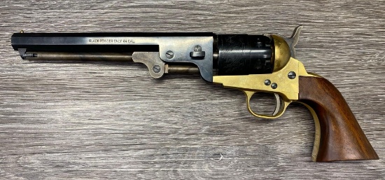 ITALIAN PIETTA 1851 NAVY BLACK POWDER PERCUSSION REVOLVER .44 CALIBER