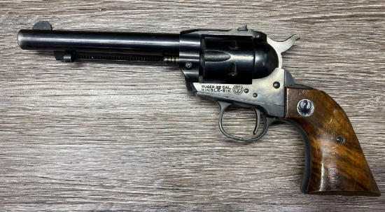 EARLY RUGER SINGLE SIX SINGLE ACTION REVOLVER .22 LR MANUFACTURED 1961
