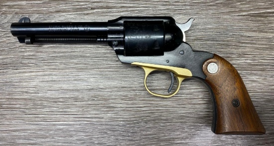 EARLY RUGER BEARCAT SA REVOLVER .22 LR W/HOLSTER (CIRCA 1967)