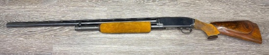 WINCHESTER MODEL 12 SLIDE ACTION TAKE-DOWN NICKLE STEEL SHOTGUN 12 GAUGE MFG CIRCA 1928