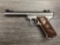 AS NEW RUGER MKIII TRGT PISTOL .22LR 5.5 BARREL DELUXE FACTORY GRIPS