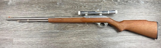 MARLIN MODEL 60 SB SEMI-AUTO RIFLE .22 LR CAL. w/ SCOPE