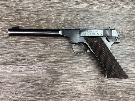 HIGH STANDARD MODEL HD MILITARY SEMI-AUTO .22 LR PISTOL