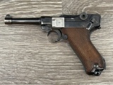 GERMAN PROOFED LUGER P08 PISTOL 42 CODE 9MM/4