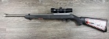 RUGER MODEL 10-22 STAINLESS SEMI-AUTO TAKEDOWN CARBINE .22 LR CAL. w/ SCOPE