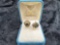 18K YELLOW GOLD EARRINGS SET w/ PEAR-SHAPED SAPPHIRES