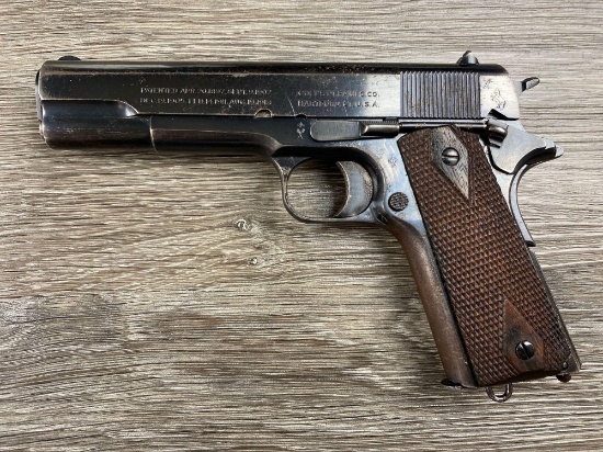 SCARCE COLT MODEL 1911 BRITISH ORDER FOR R.A.F. .455 CAL w/ DOCS