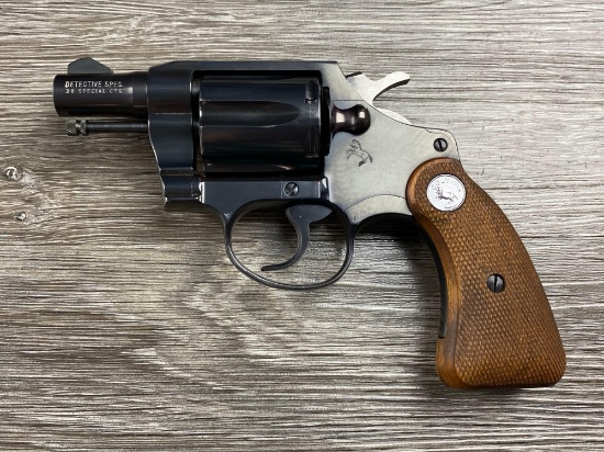COLT DETECTIVE SPECIAL DA REVOLVER .38 SP CAL. w/ FACTORY BOX/DOC CIRCA 1969