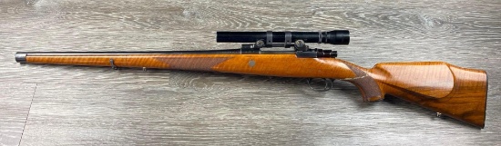 BELGIAN MAUSER BOLT ACTION SPORTING FULL-STOCK RIFLE .243 WIN CAL. w ...