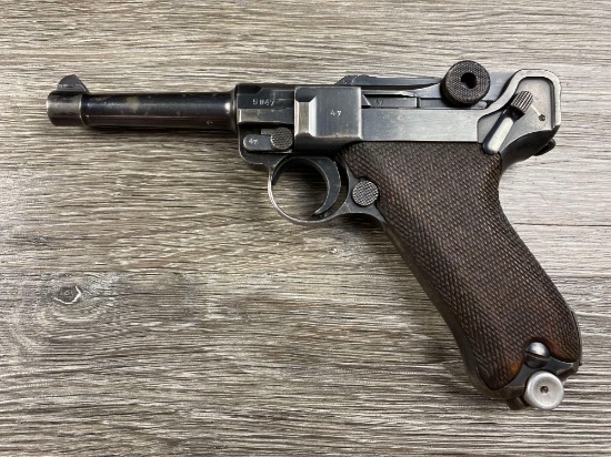 LUGER MODEL P08 9mm CAL SEMI-AUTO PISTOL