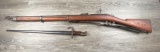 FRENCH CHATELLERAULT MODEL 1884 BOLT ACTION RIFLE 11 X 55R CAL., w/BAYONET, SCABBARD & SLING