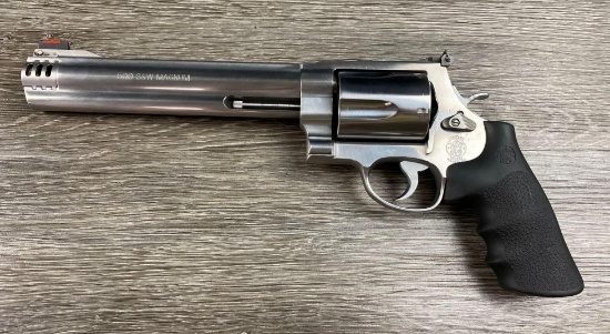SMITH & WESSON MODEL 500 DA REVOLVER, .500 S&W MAGNUM CAL., w/CASE ...