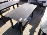 30x57 Welding Shop Table - Black