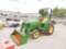 2016 John Deere 3032E 4x4 Diesel Tractor