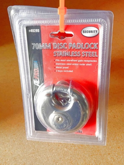 Qty (6) 70mm Disc Paddlocks